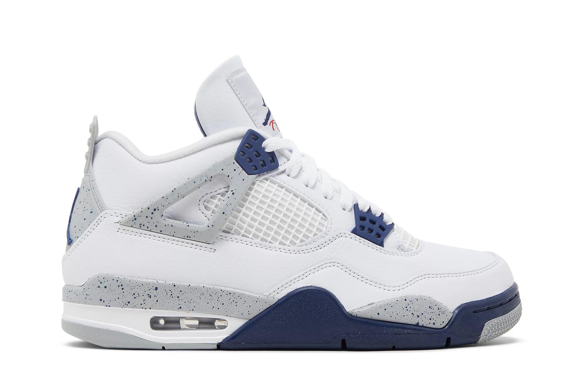 Tênis Nike Air Jordan 4 Midnight Navy Azul
