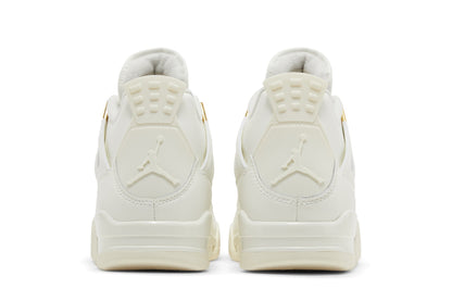 Tênis Nike Air Jordan 4 Retro Metallic Gold Branco