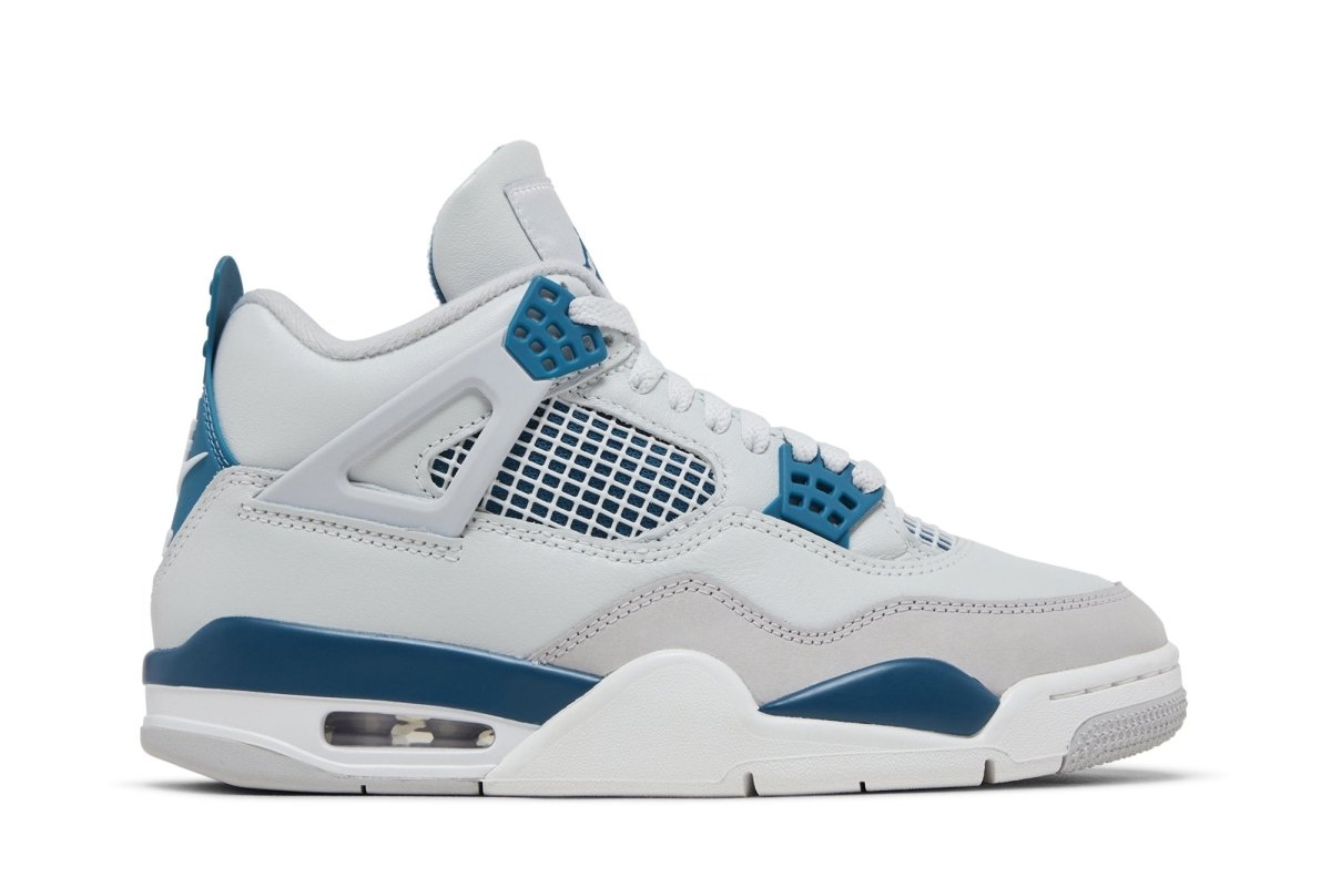 Tênis Nike Air Jordan 4 Retro Military Blue Branco