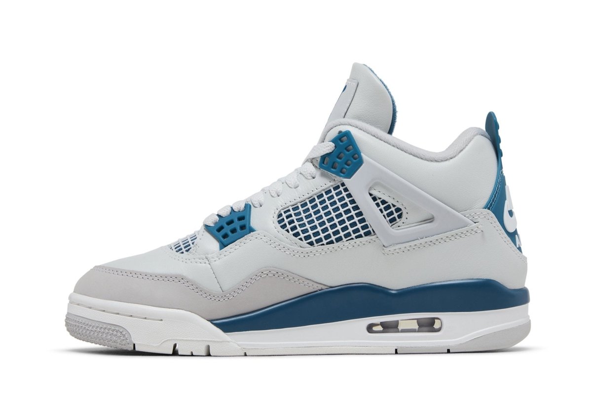 Tênis Nike Air Jordan 4 Retro Military Blue Branco