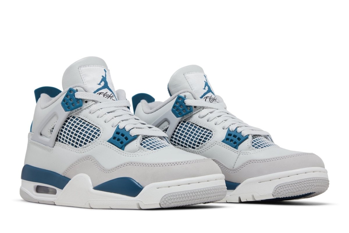 Tênis Nike Air Jordan 4 Retro Military Blue Branco