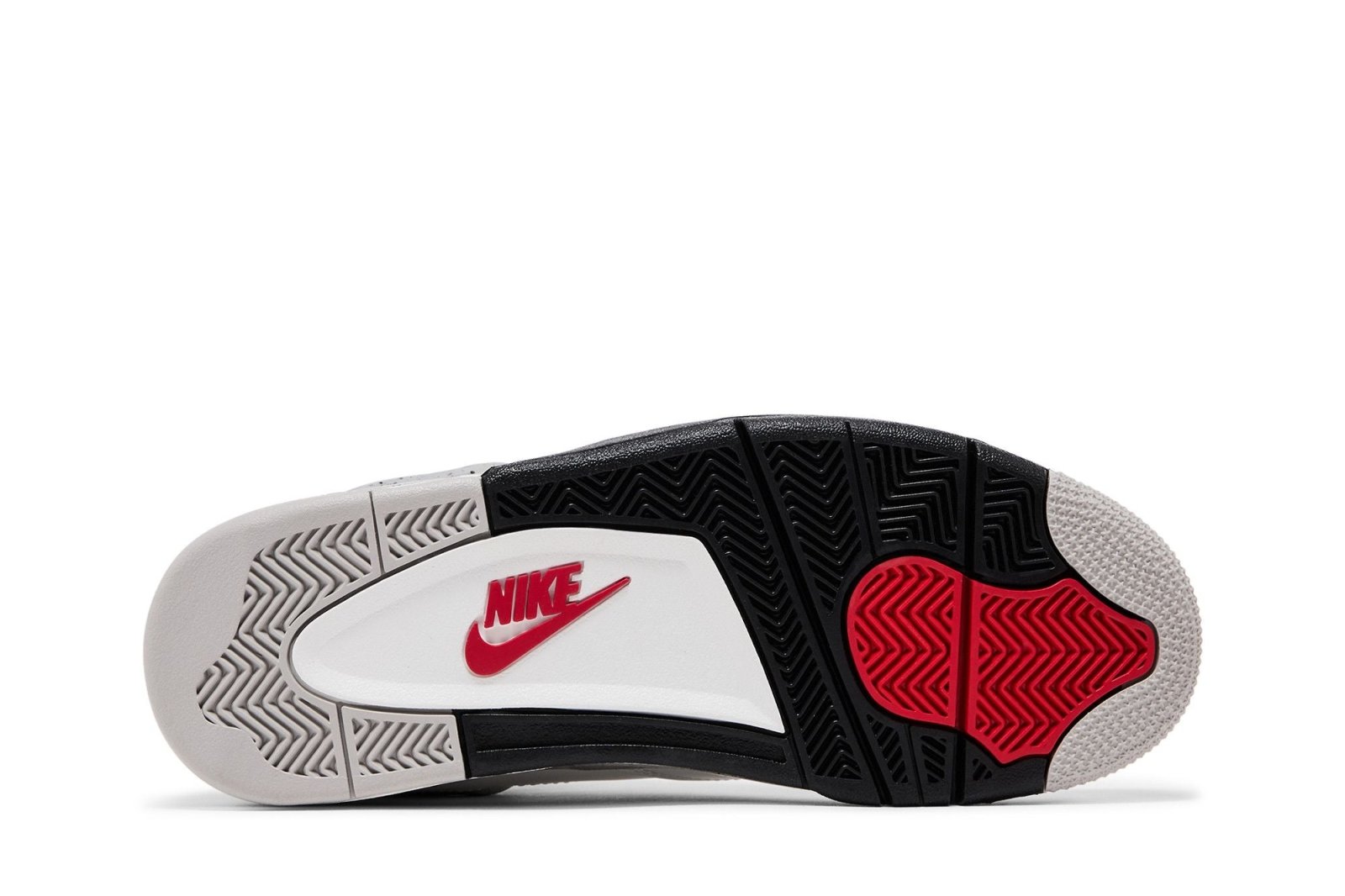 Tênis Nike Air Jordan 4 Retro OG Nike White Cement Couro Branco