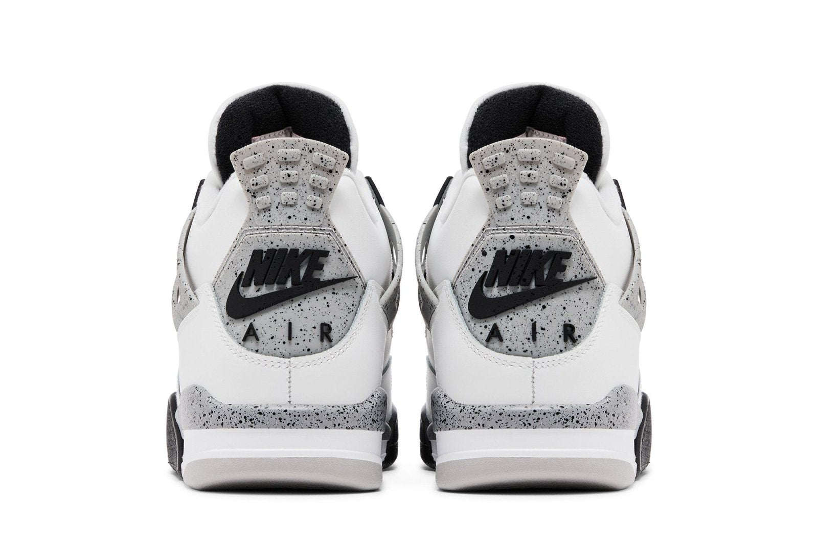 Tênis Nike Air Jordan 4 Retro OG Nike White Cement Couro Branco