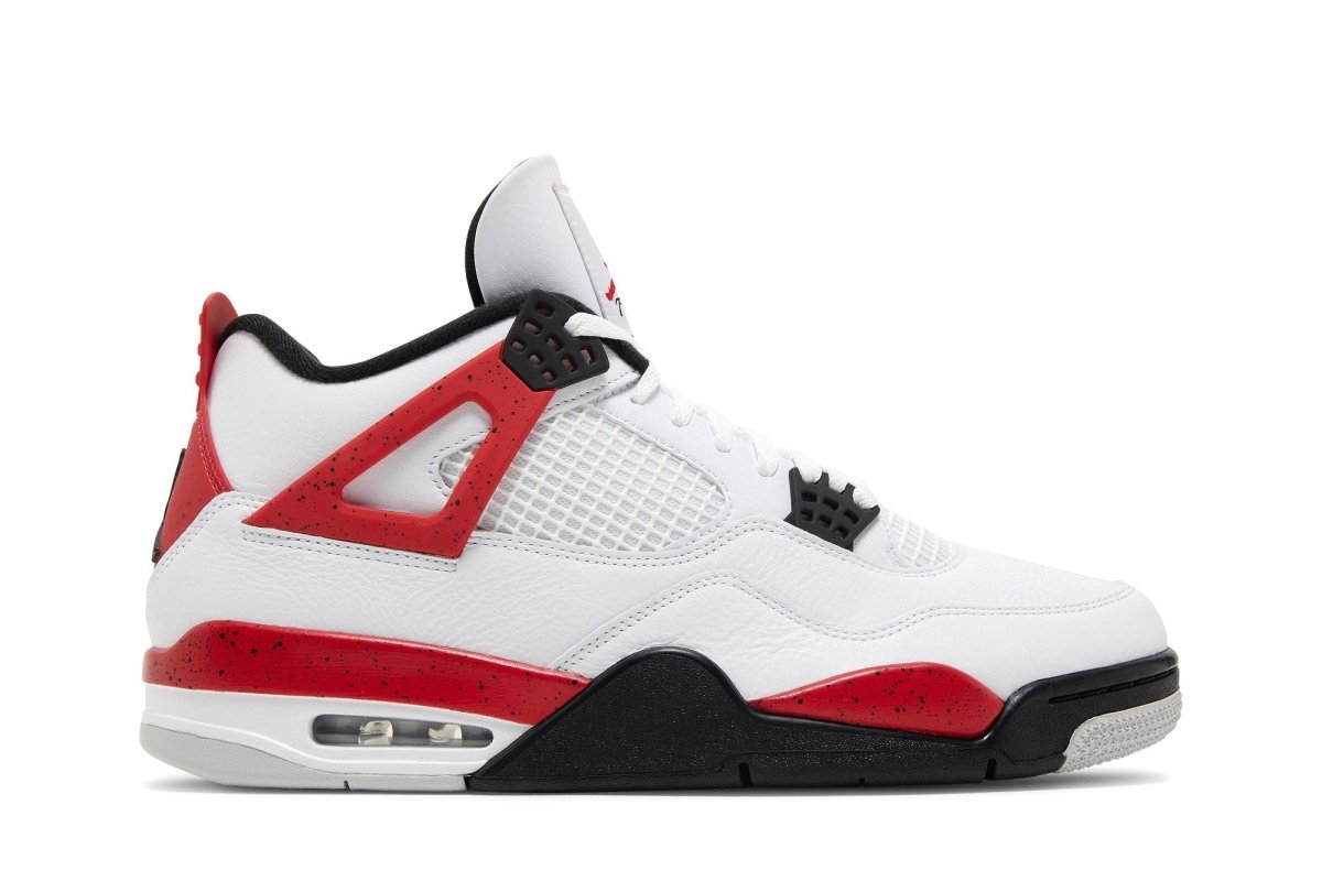 Tênis Nike Air Jordan 4 Retro Red Cement Branco