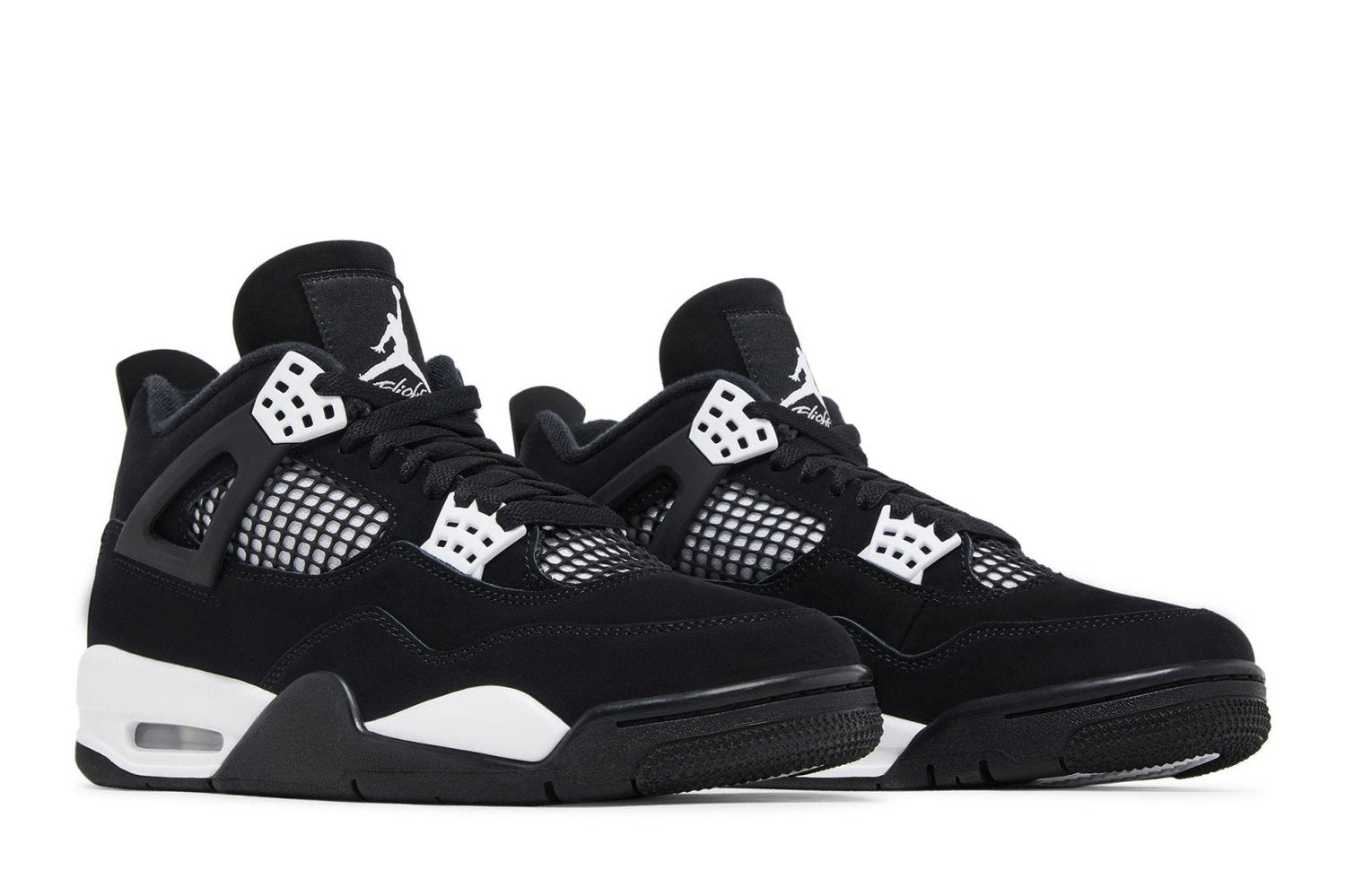 Tênis Nike Air Jordan 4 Retro White Thunder Preto