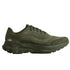 Tênis esportivo verde militar masculino, design moderno, solado robusto, casual e confortável