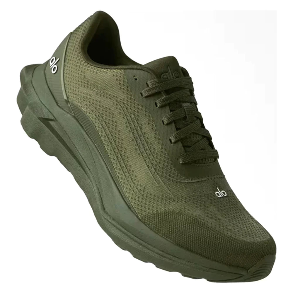 Tênis Alo Yoga Runner Verde Militar - foto 2