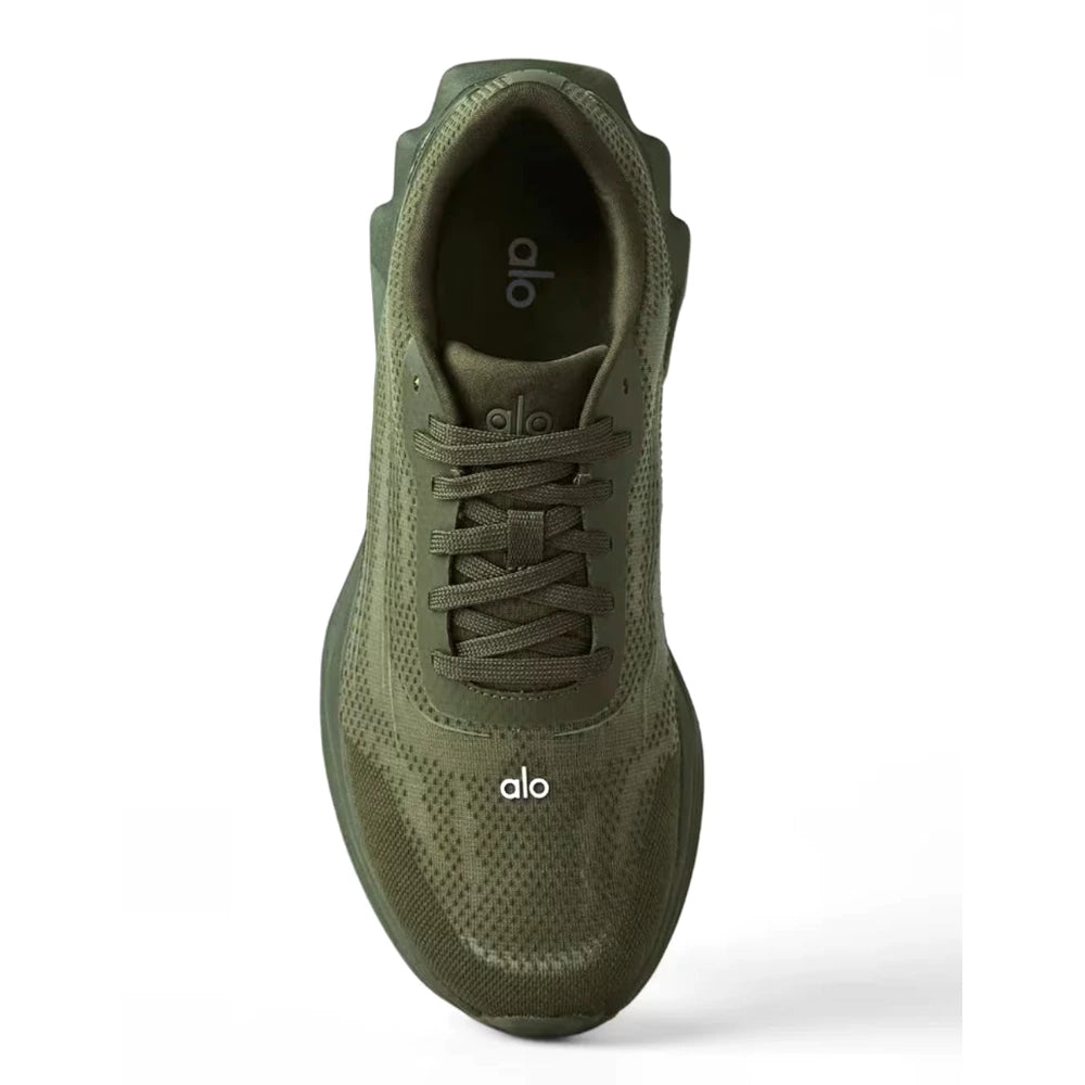 Tênis Alo Yoga Runner Verde Militar - foto 3