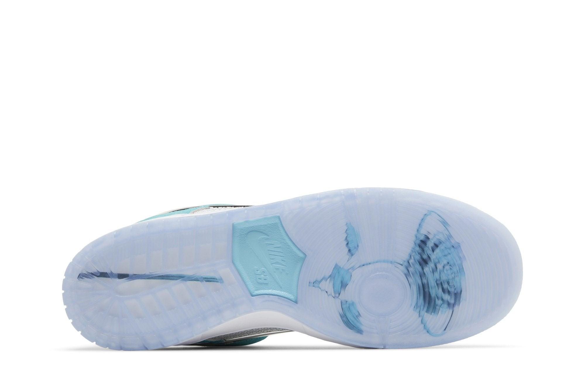 Tênis April Skateboards x Nike SB Dunk Low Turbo Green Azul