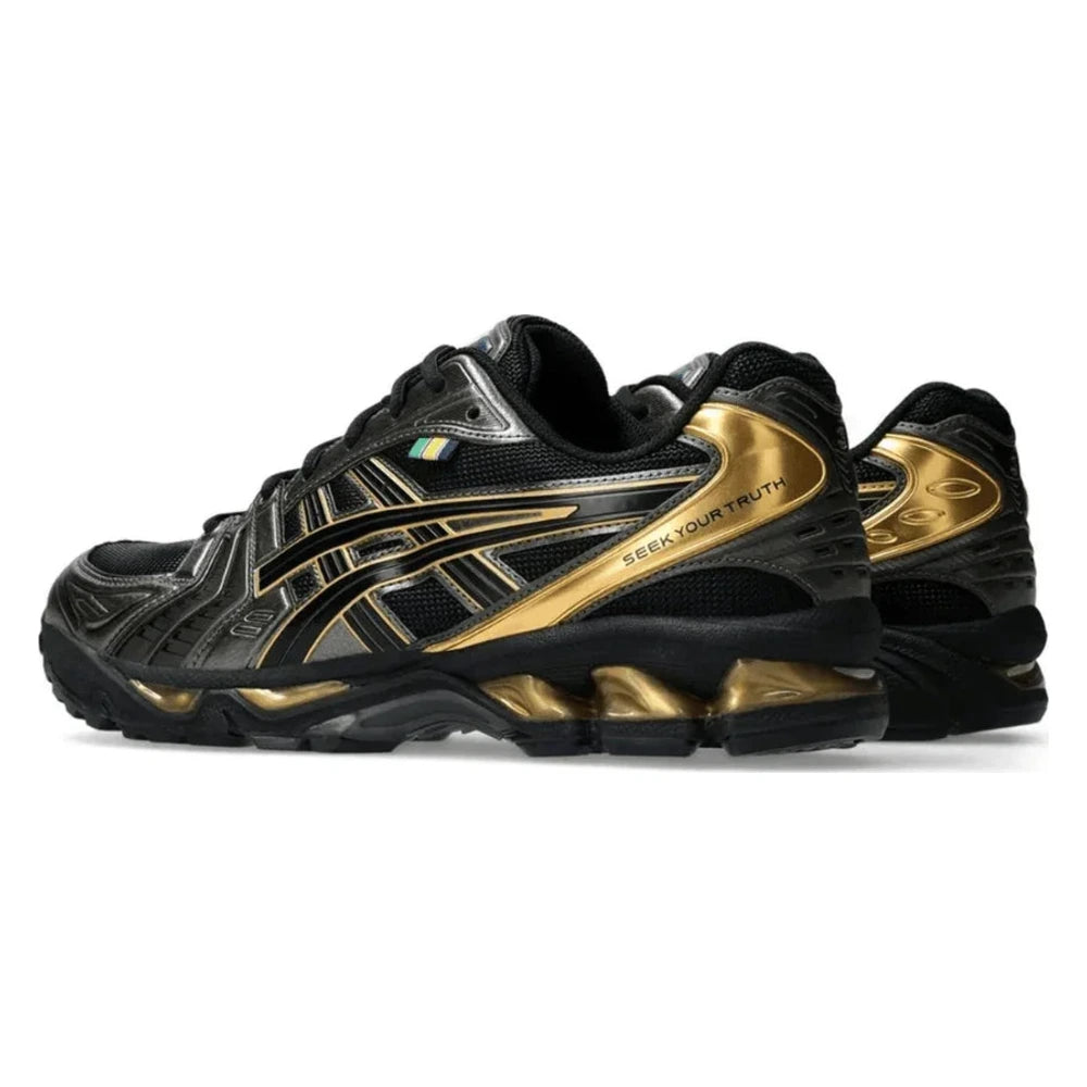 Tênis Asics Gel-Kayano 14 x Senna Black Gold Preto - foto 3