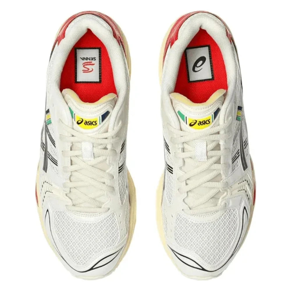 Tênis Asics Gel-Kayano 14 x Senna White Red Branco - foto 4