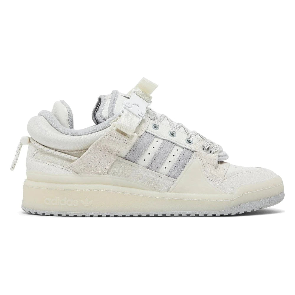 Tênis Bad Bunny x Adidas Forum Buckle Low White Branco