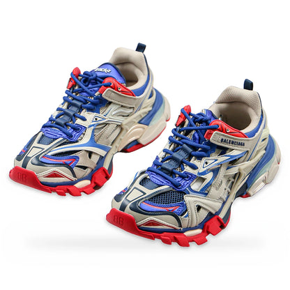 Tênis Balenciaga Track 2 Azul Vermelho