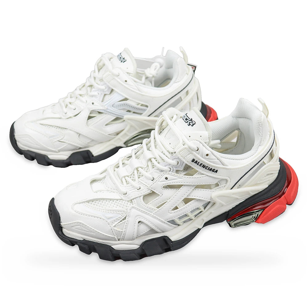 Tênis Balenciaga Track 2 Branco Vermelho