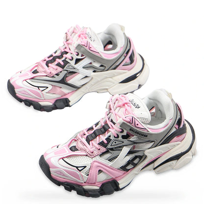 Tênis Balenciaga Track 2 Rosa Branco