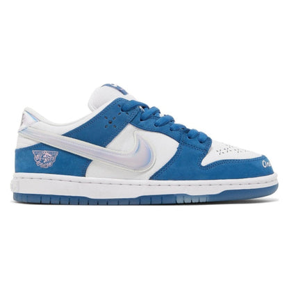 Tênis Born x Raised x Nike SB Dunk Low One Block At A Time Azul