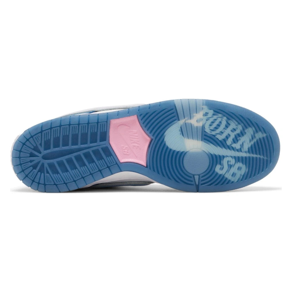 Tênis Born x Raised x Nike SB Dunk Low One Block At A Time Azul - foto 3