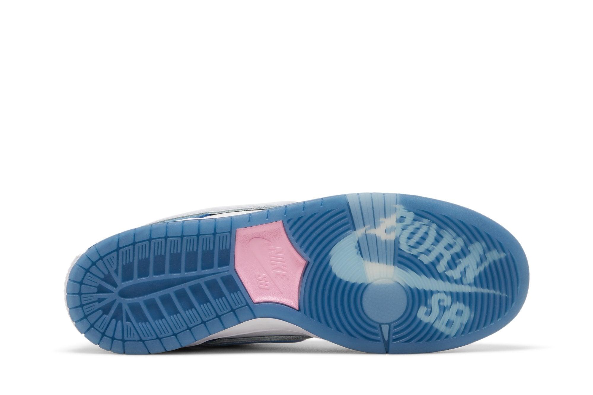 Tênis Born x Raised x Nike SB Dunk Low One Block At A Time Azul