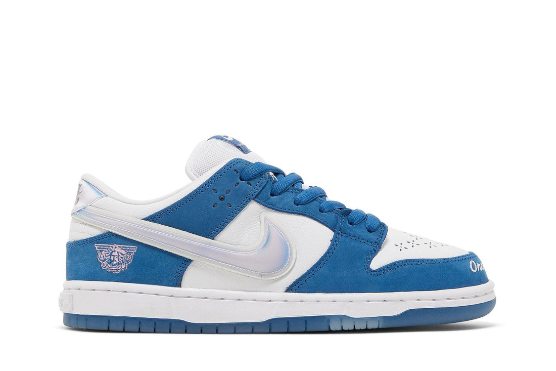 Tênis Born x Raised x Nike SB Dunk Low One Block At A Time Azul
