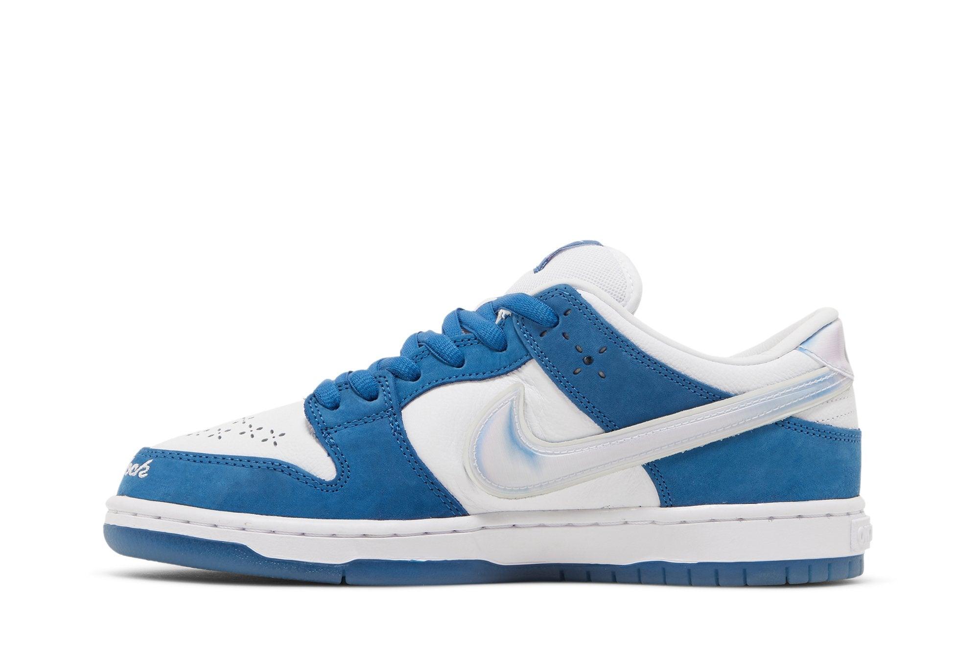 Tênis Born x Raised x Nike SB Dunk Low One Block At A Time Azul