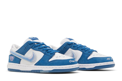 Tênis Born x Raised x Nike SB Dunk Low One Block At A Time Azul