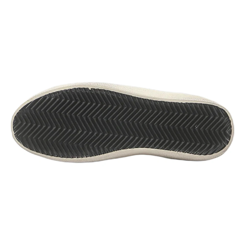 Tênis Golden Goose Super-Star com Estrela de Cristal Prateada White