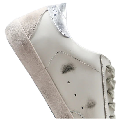 Tênis Golden Goose Super-Star White Ice Silver Branco