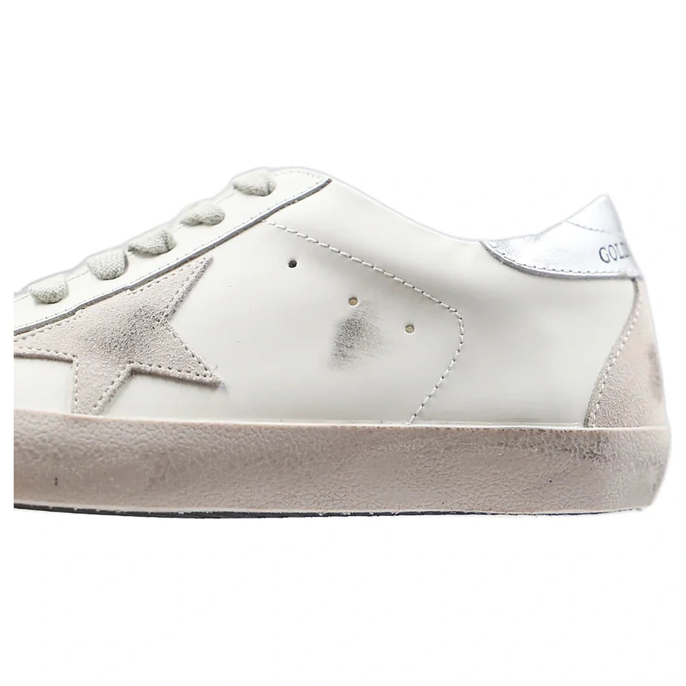 Tênis Golden Goose Super-Star White Ice Silver Branco
