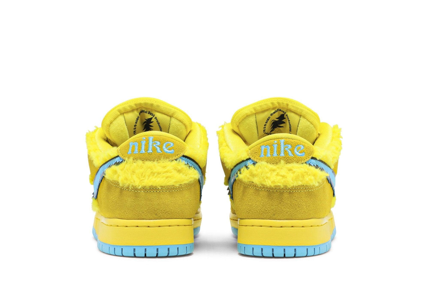 Tênis Grateful Dead x Nike SB Dunk Low Yellow Bear Amarelo