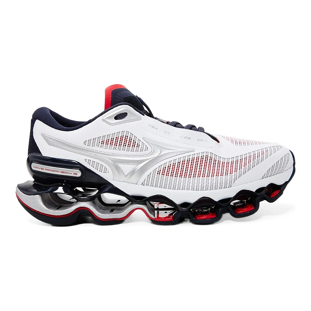 Tênis Mizuno Wave Prophecy 15 SE Branco Vermelho