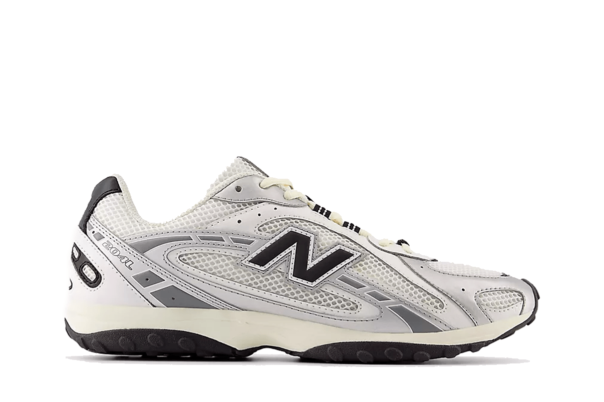 Tênis New Balance 204L Silver Metallic Black Prateado