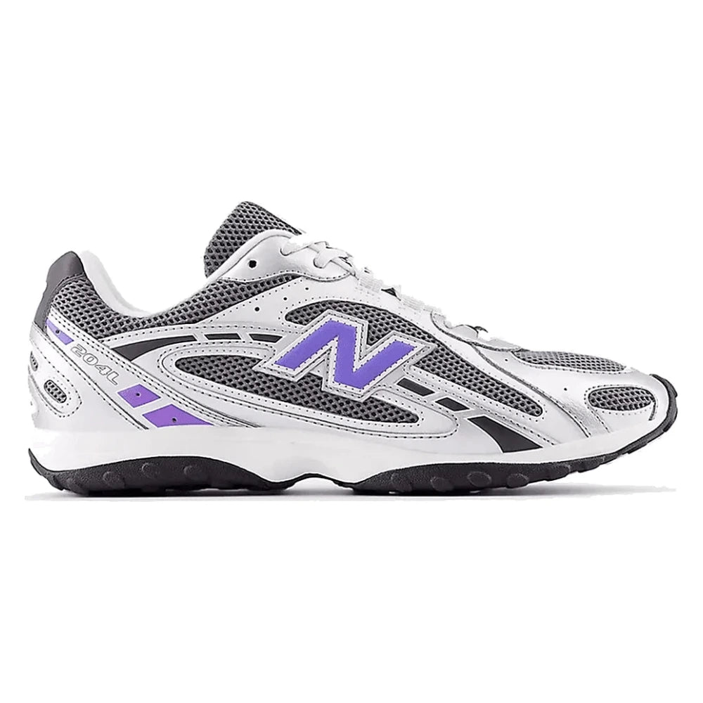 Tênis New Balance 204L Silver Metallic Electric Indigo YKK Prateado