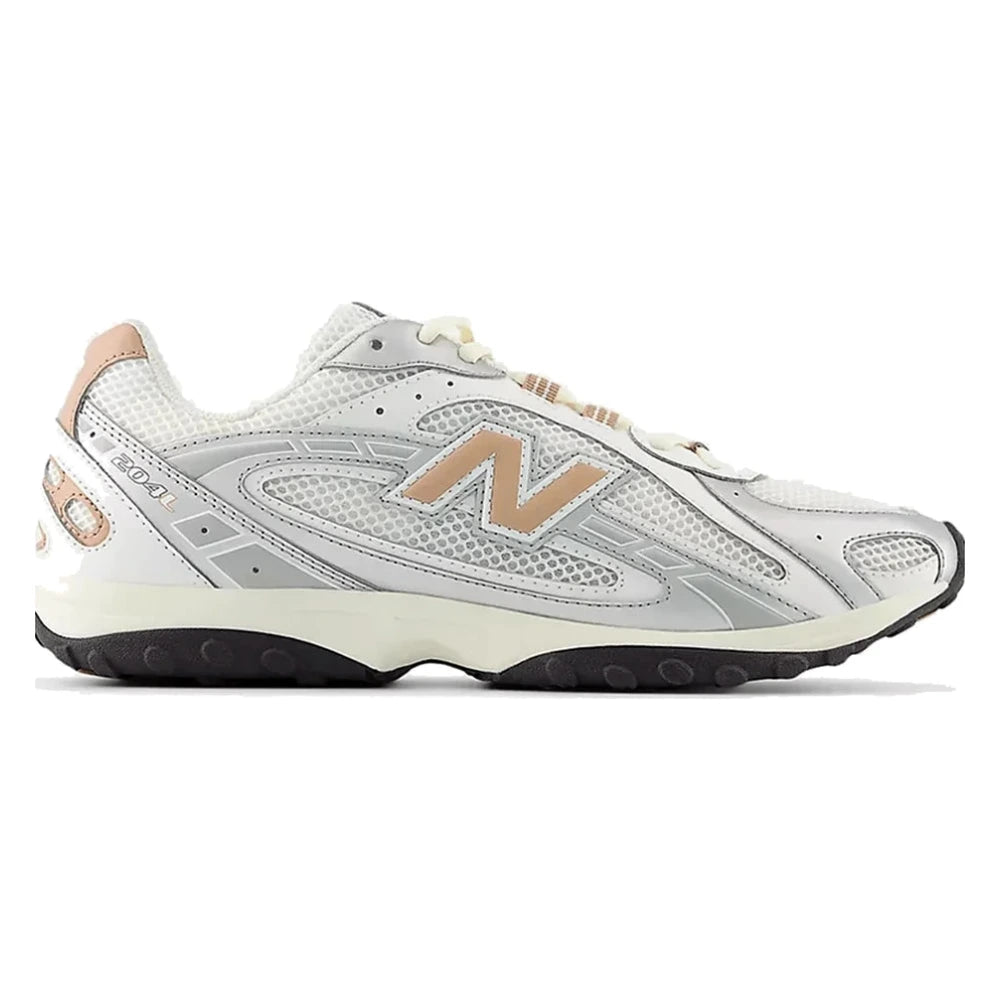 Tênis New Balance 204L Silver Metallic Flat Taupe Prateado