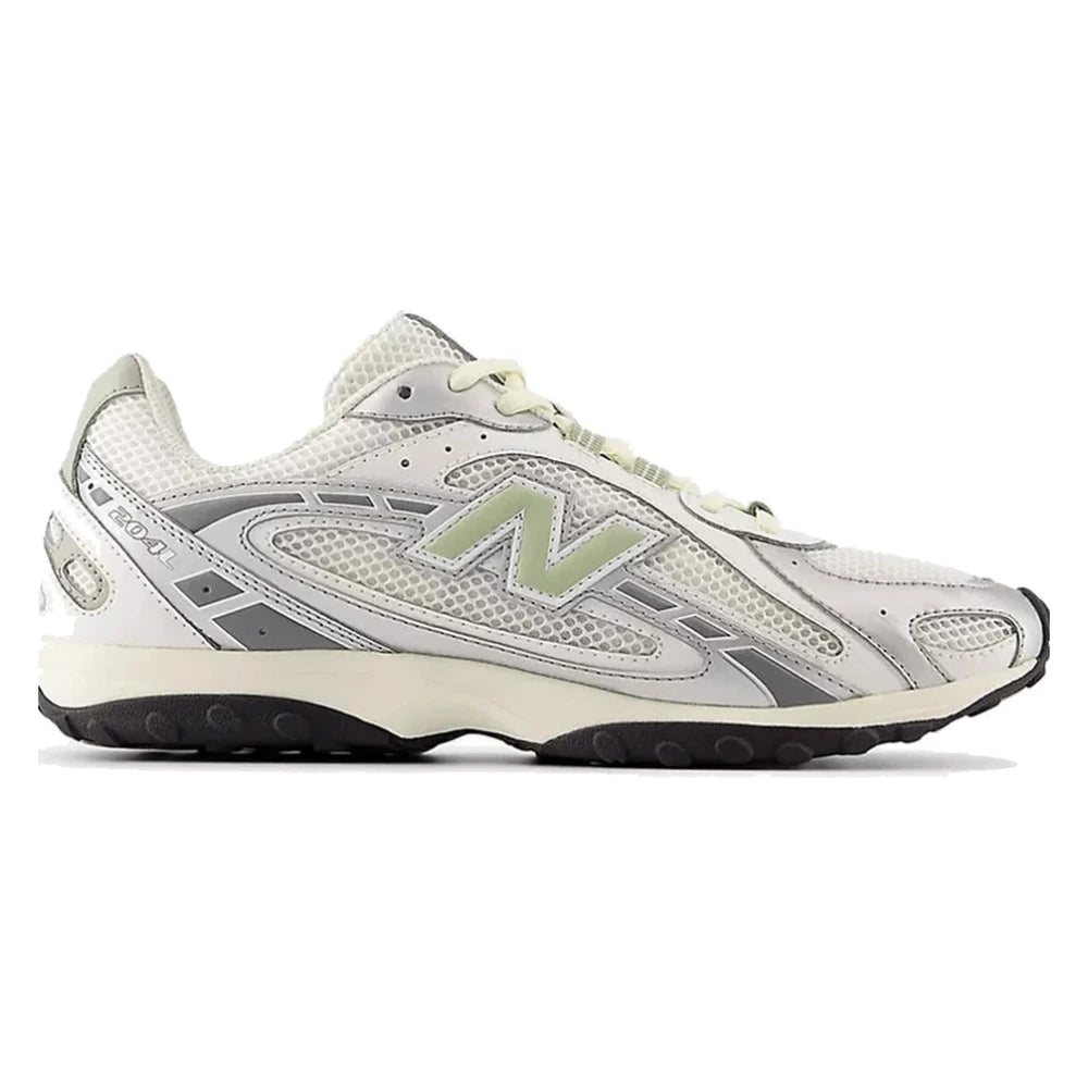 Tênis New Balance 204L Silver Metallic Sage Green Prateado