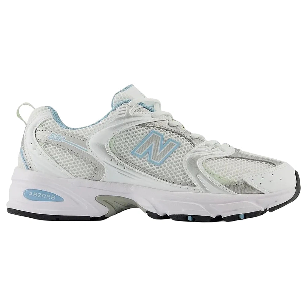 Tênis New Balance 530 White Chrome Blue Branco