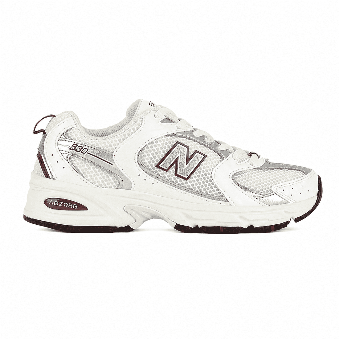 Tênis New Balance 530 Sea Salt White Mercury Red Branco