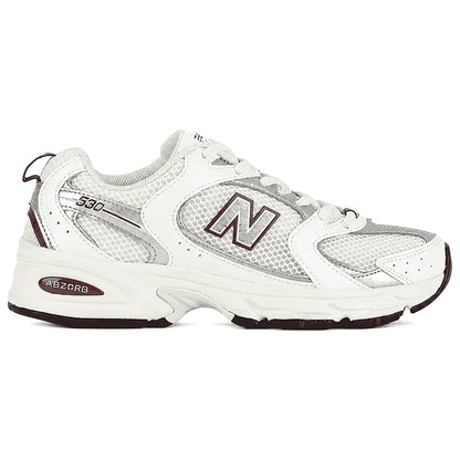 Tênis New Balance 530 Sea Salt White Mercury Red Branco