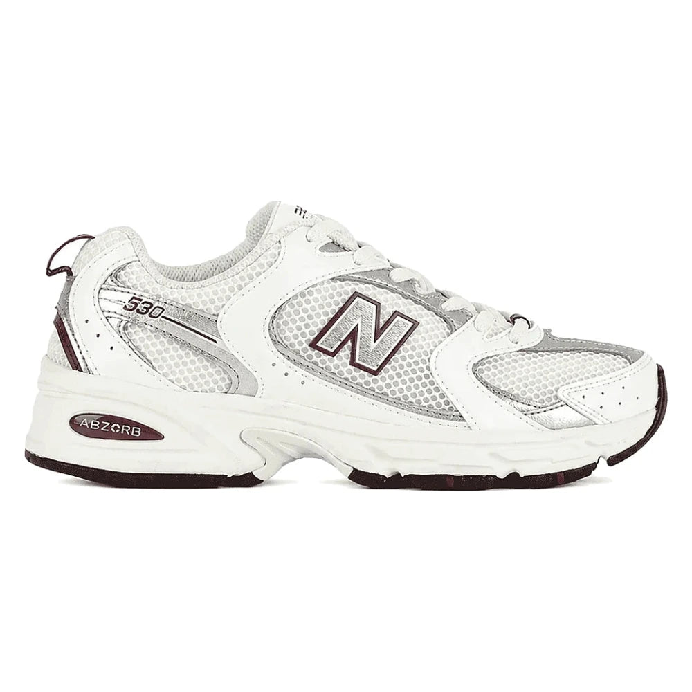 Tênis New Balance 530 Sea Salt White Mercury Red Branco