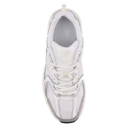 Tênis New Balance 530 Silver Metallic Linen Bege - foto 4
