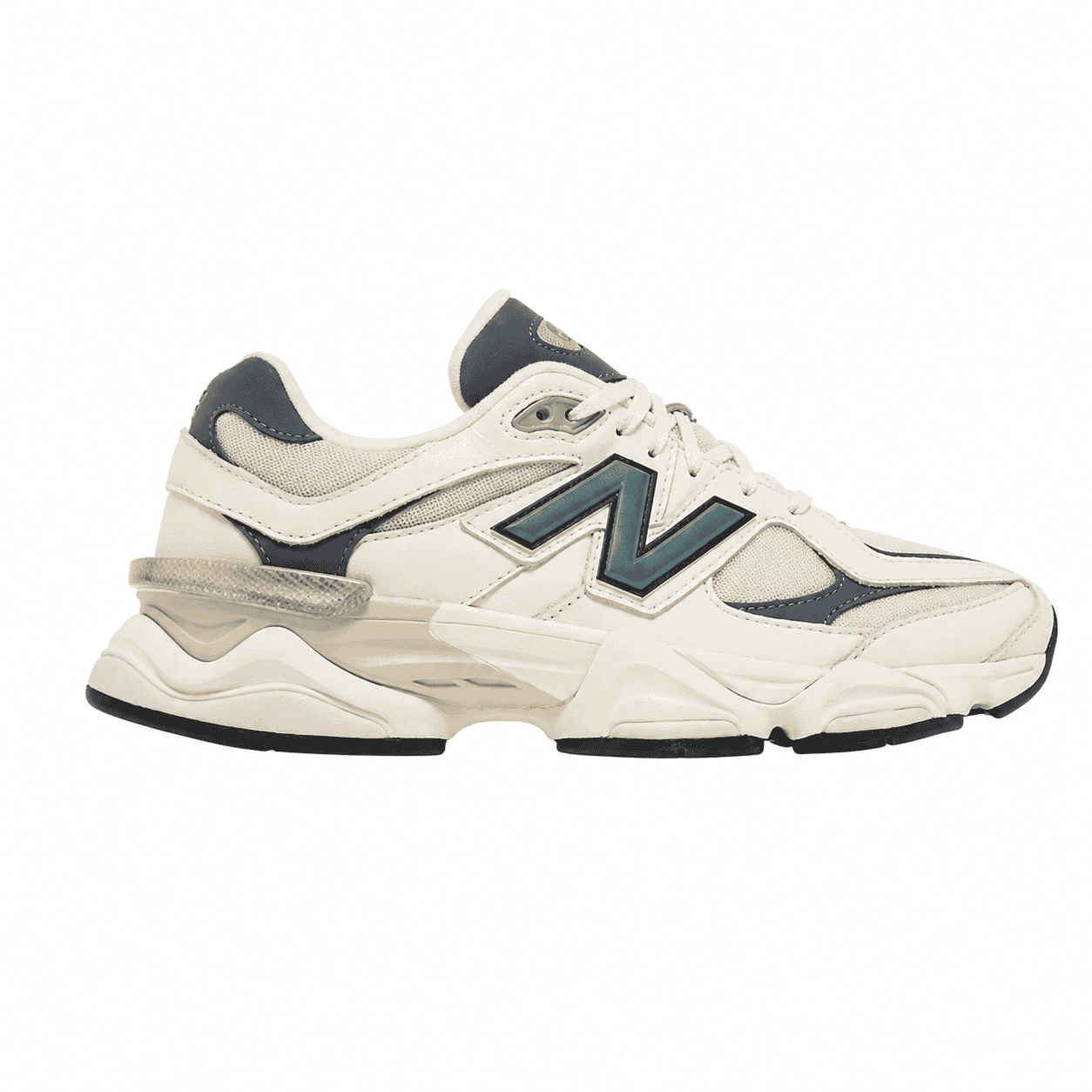 Tênis New Balance 9060 Sea Salt New Spruce Dark Artic Grey Cinza