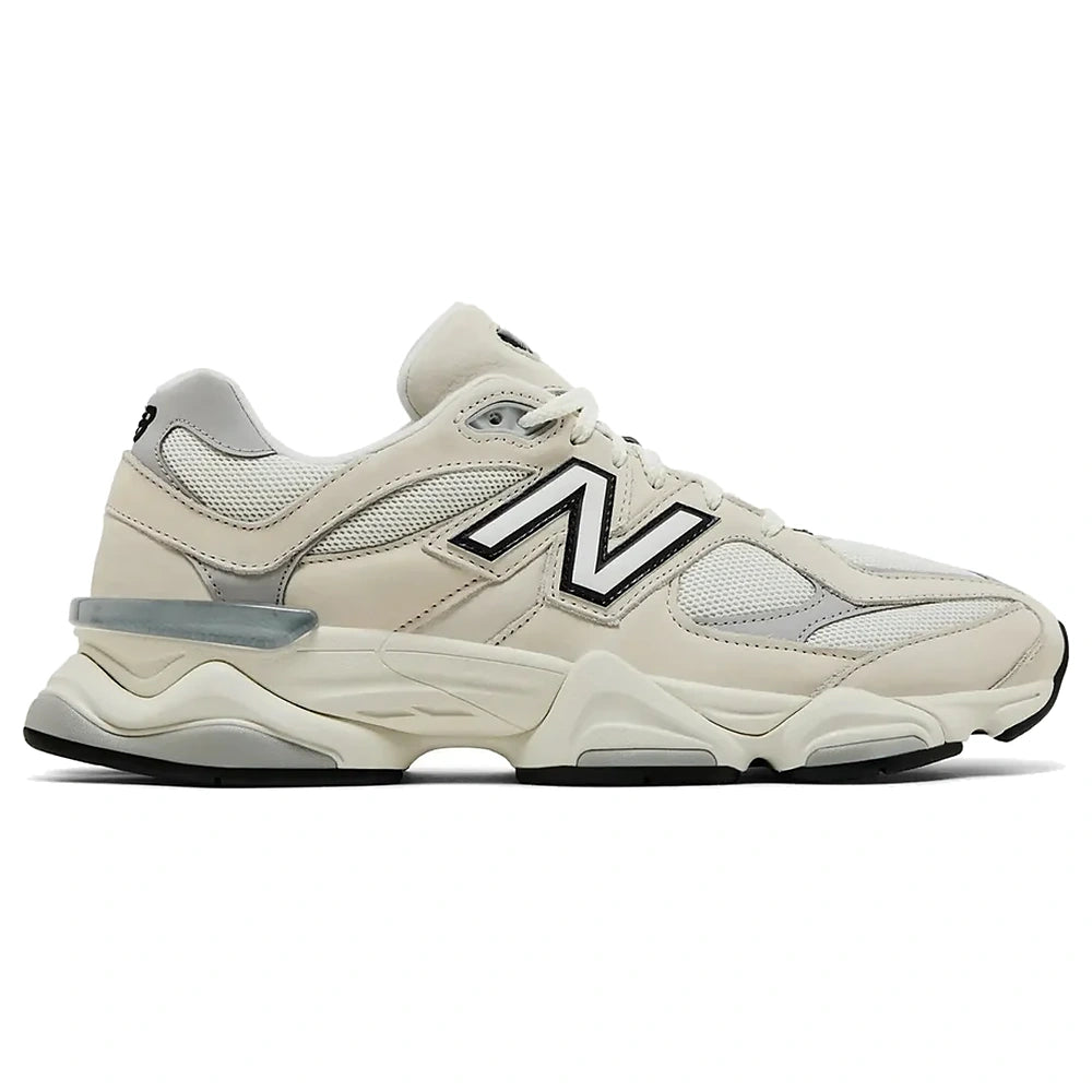 Tênis New Balance 9060 Sea Salt Raincloud Cinza