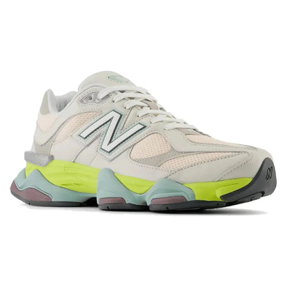 Tênis New Balance 9060 Moonbeam Vintage Rose Lime Colorido - foto 3