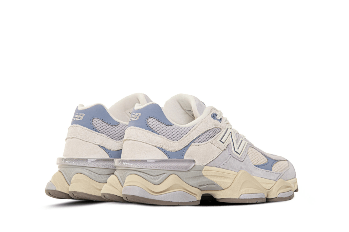 Tênis New Balance 9060 Pearl Grey Linen Azul Blue