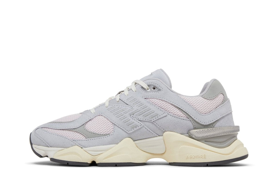 Tênis New Balance 9060 Pink Granite Silver Metallic Silver Cinza