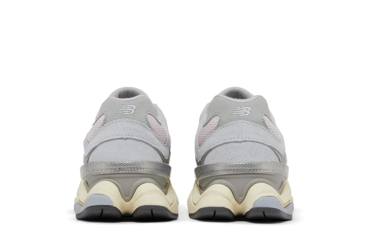New Balance 9060 Pink Granite Silver Metallic Silver Cinza