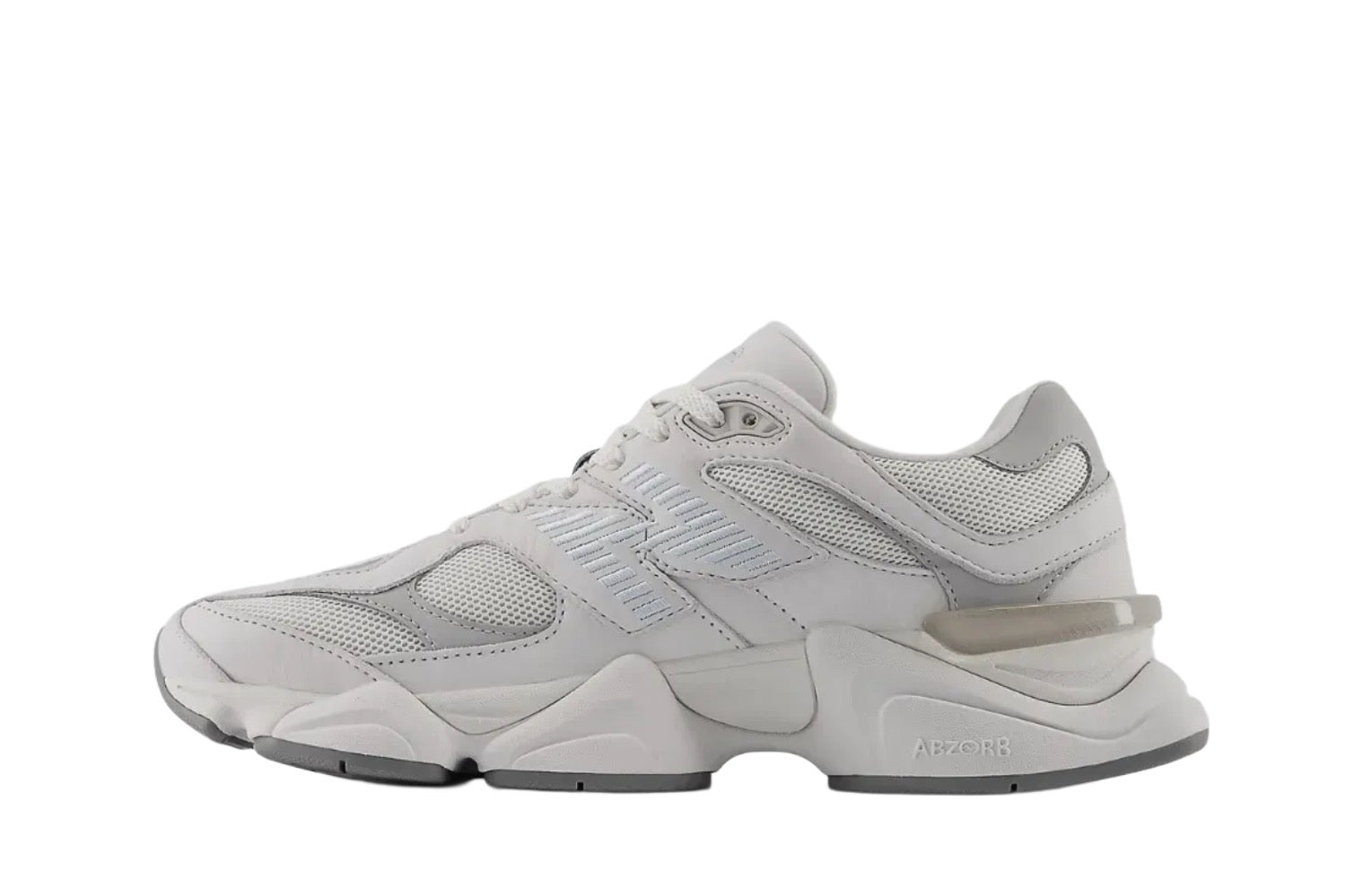 Tênis New Balance 9060 Reflection Raincloud Quarry Blue Bege Beige
