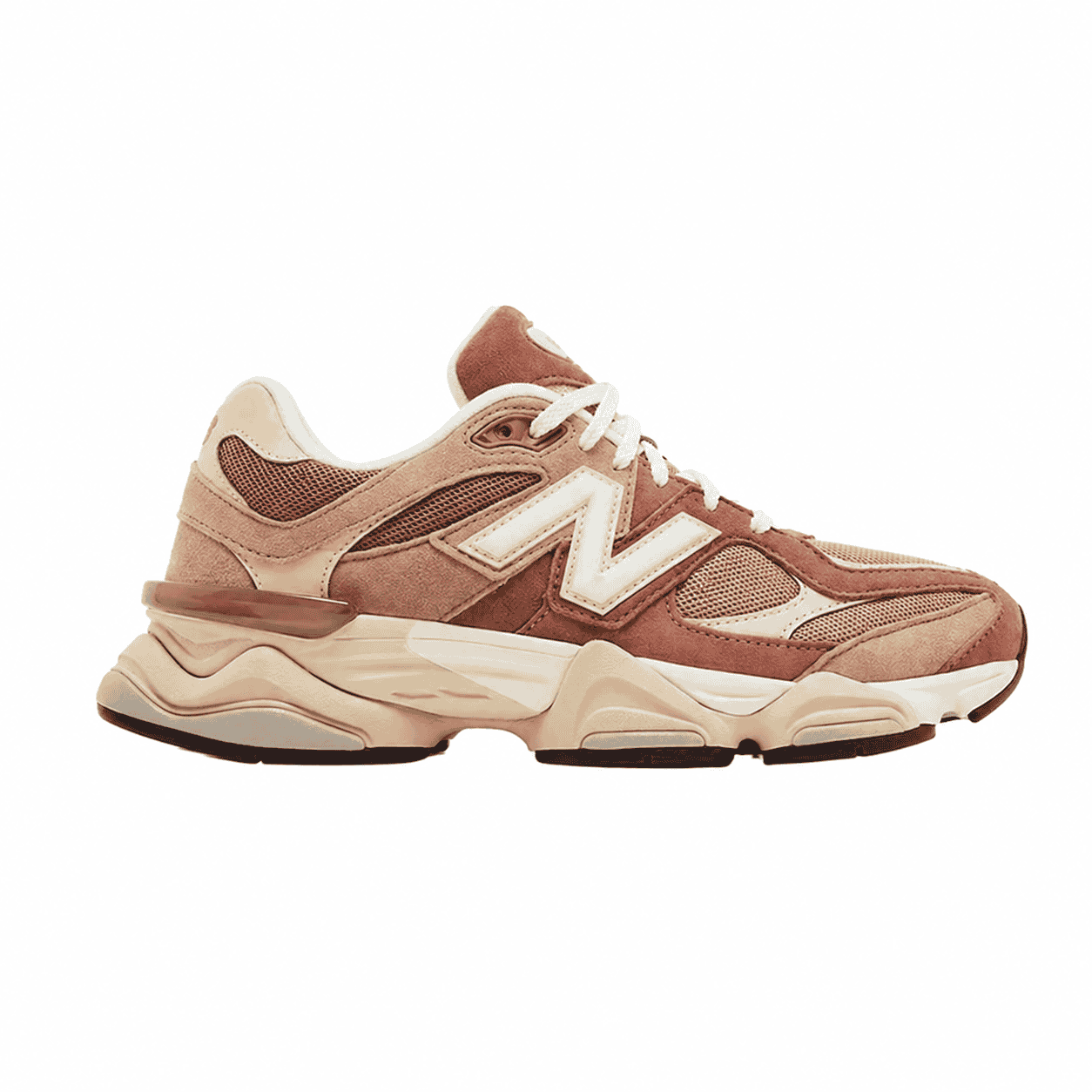 Tênis New Balance 9060 Sparrow Flat Taupe Marrom