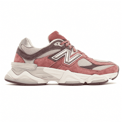 Tênis New Balance 9060 Mineral Red Truffle Rain Cloud Vermelho