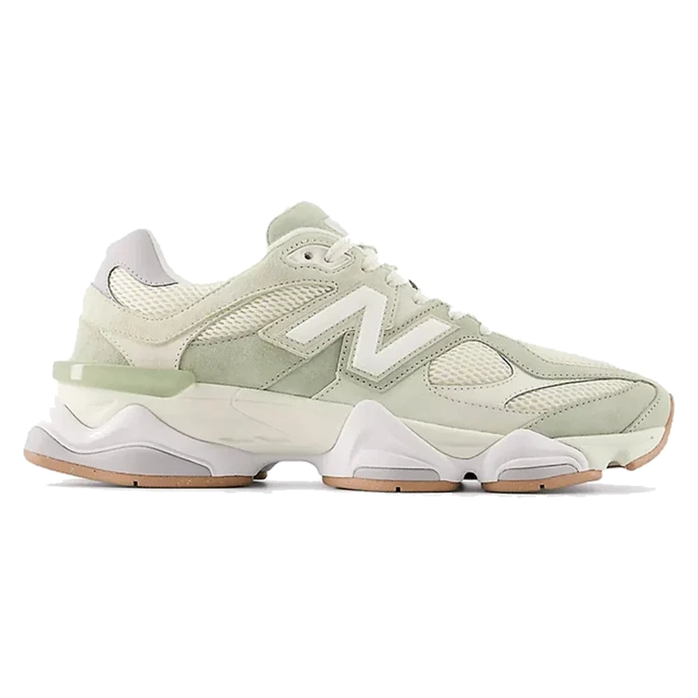 Tênis New Balance 9060 Garter Snake Pearl Grey Verde