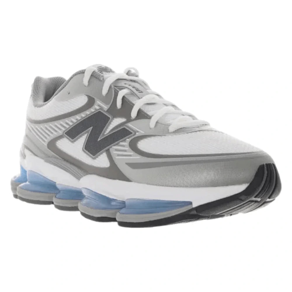 Tênis New Balance Abzorb 2000 Stillwater Blue Cinza - diagonal frontal